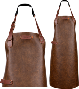 Atlanta leather apron - Chestnut L - 82 cm