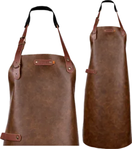 Atlanta leren schort - Chestnut L - 82 cm