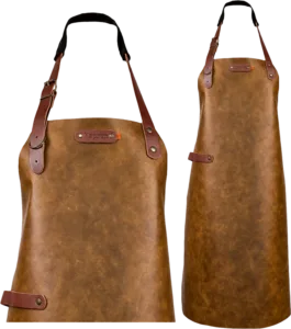 Atlanta leren schort - Chestnut L - 82 cm