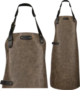 Atlanta leren schort - Chestnut L - 82 cm