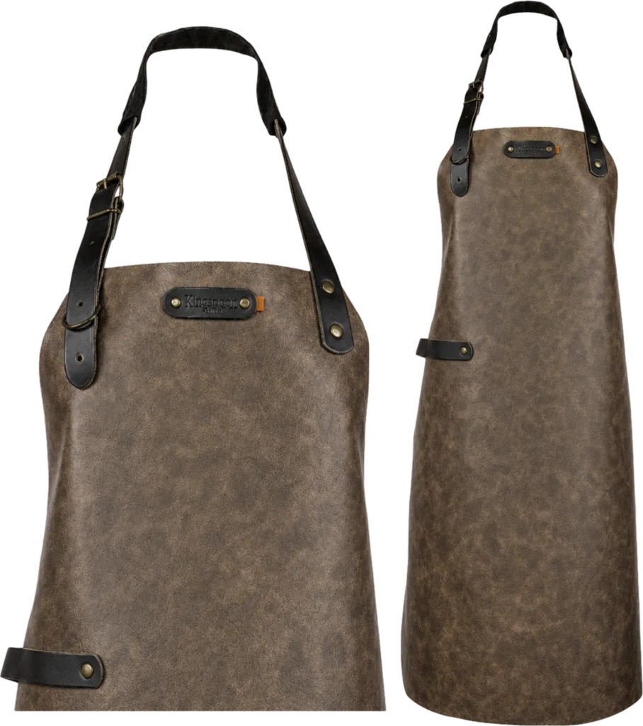 Atlanta leren schort - Chestnut L - 82 cm
