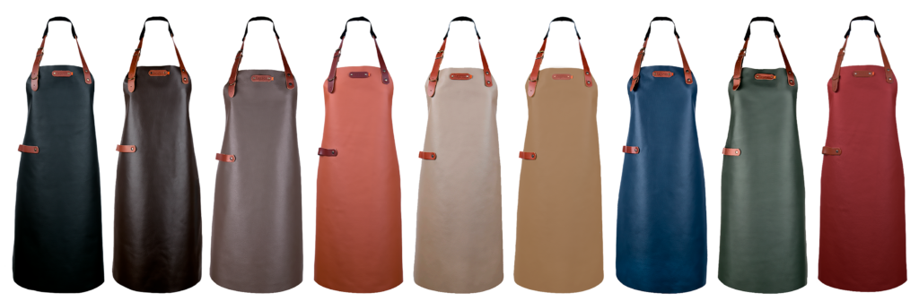 Bovine leather apron - Camel Bovine M - 74 cm