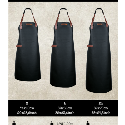 Size chart schorten