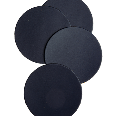 Mistral Leather Coasters Round