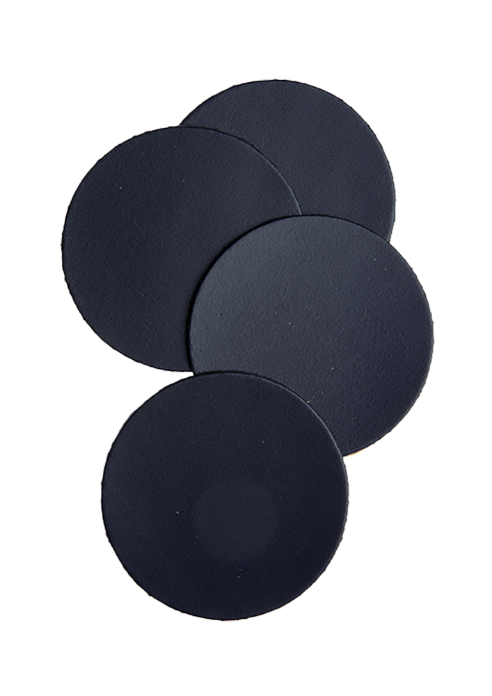 Mistral Leather Coasters Round