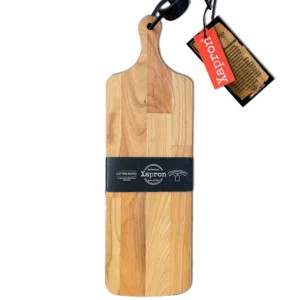 Holzbrett mit Paddelgriff