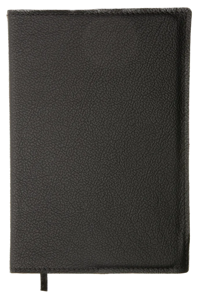 Leren notitie boekje - Black Bovine
