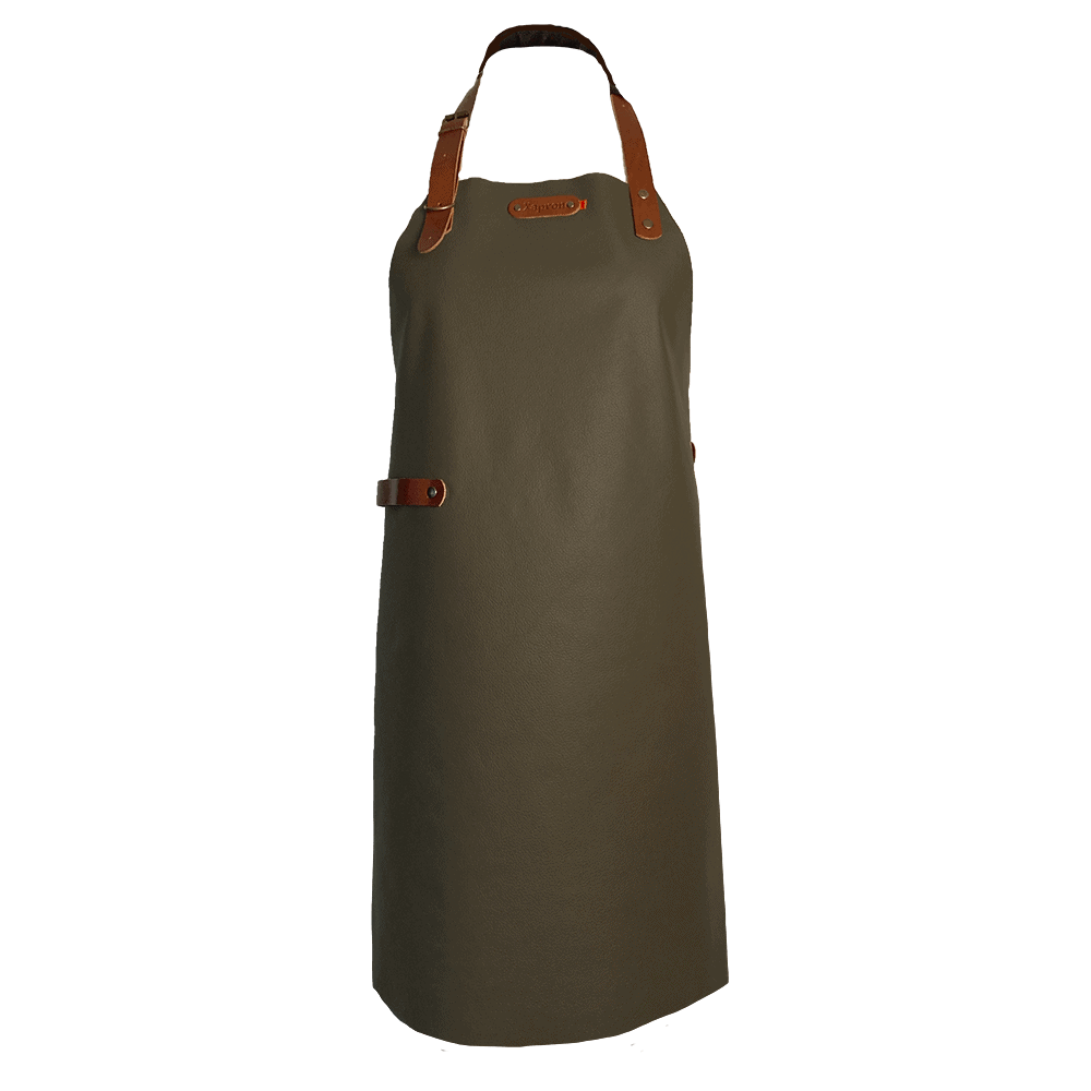 Bovine leren schort - Red Bovine M - 74 cm