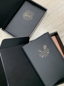 Leren notitie boekje - Black Bovine