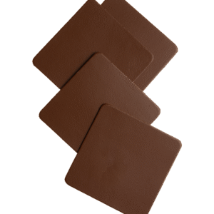 Mistral Square Leather Coasters