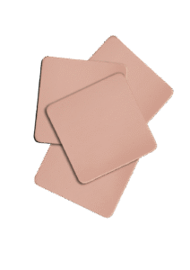 Mistral Leather coasters square - dark green