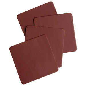 Mistral Square Leather Coasters
