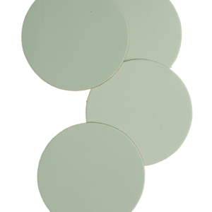Mistral Round leather coasters