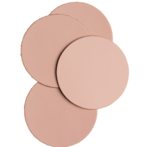 Mistral Round leather coasters