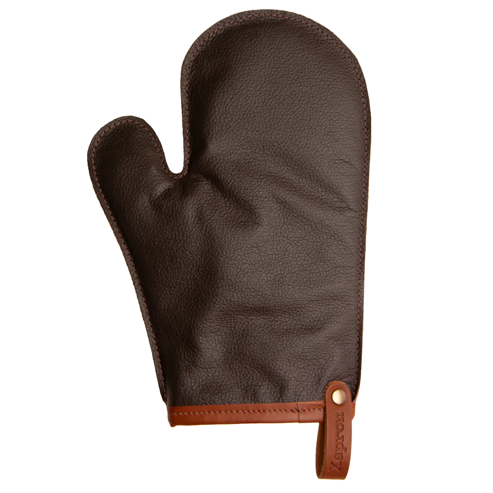 Bovine leren ovenwant - Navy Bovine