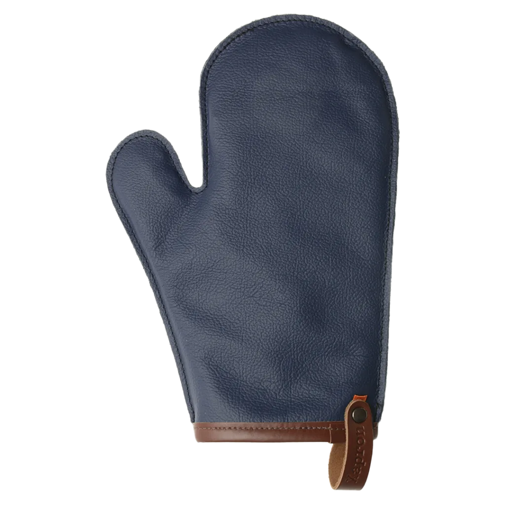 Bovine leren ovenwant - Navy Bovine