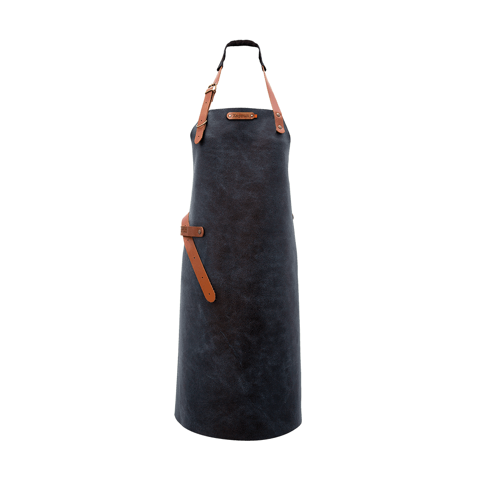 Schort Kansas - Zwart M - 74 cm