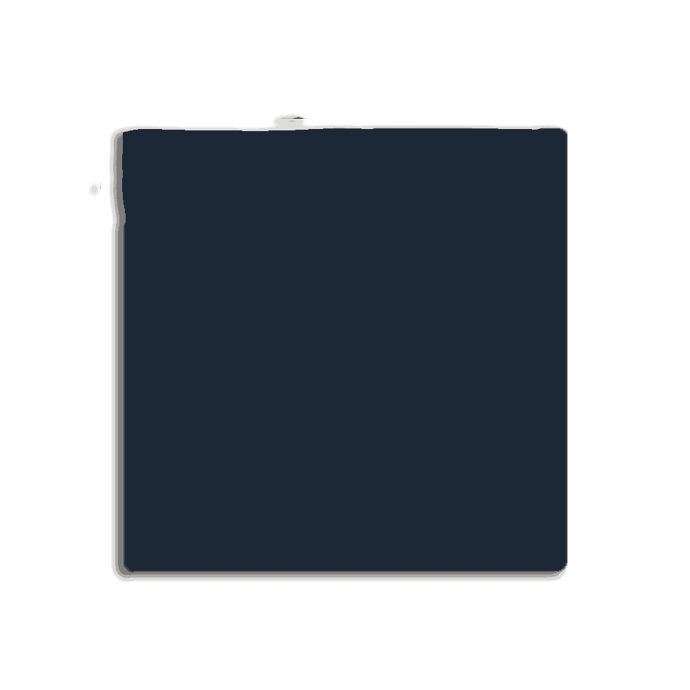 Mistral Leather coasters square - dark green