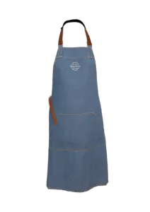 Actiepakket Borrel plank - Massief beuken houten borrel plank Curvy & Denim schort
