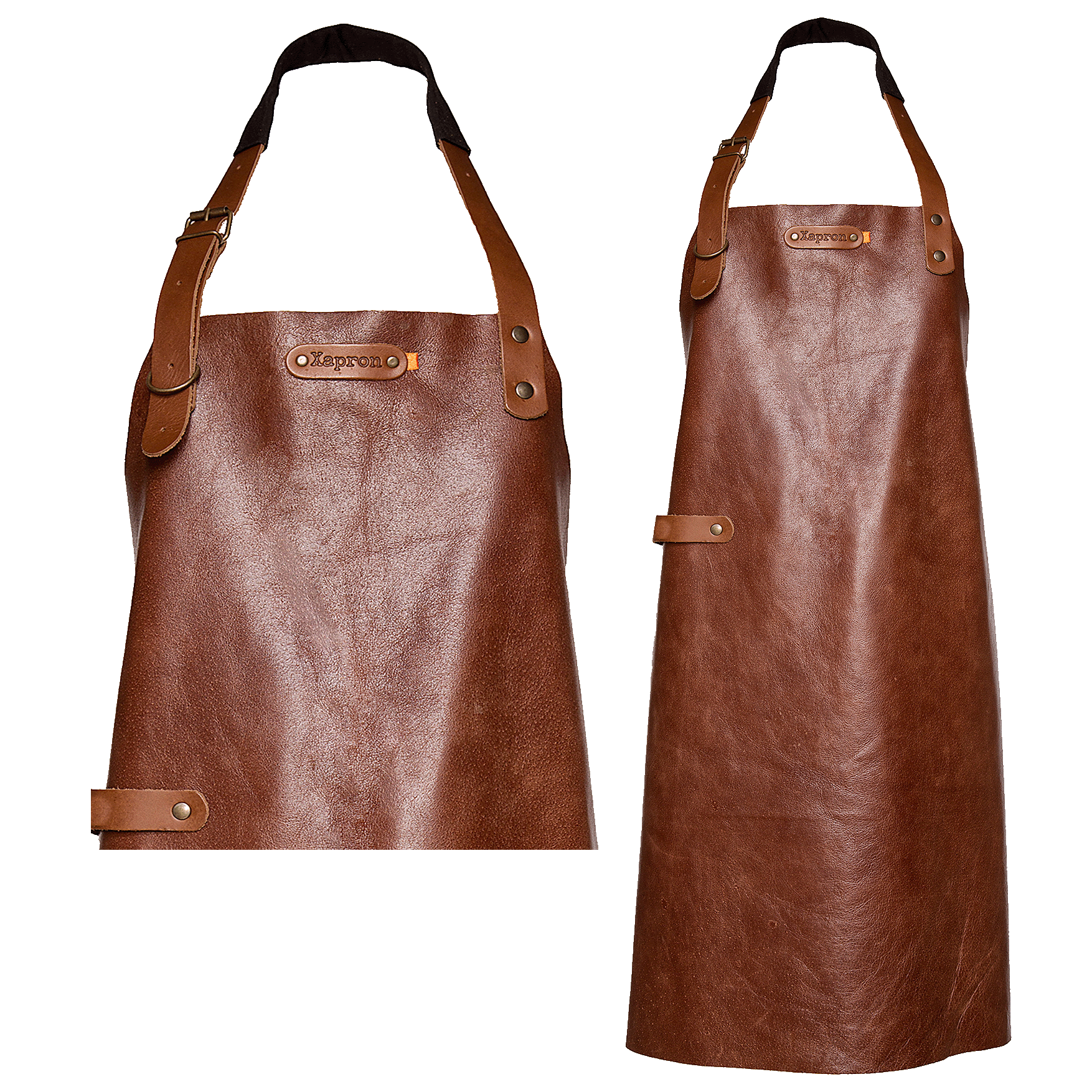 【最終値下げ】papier Apron brown SA360111_long_apron_new_york_n