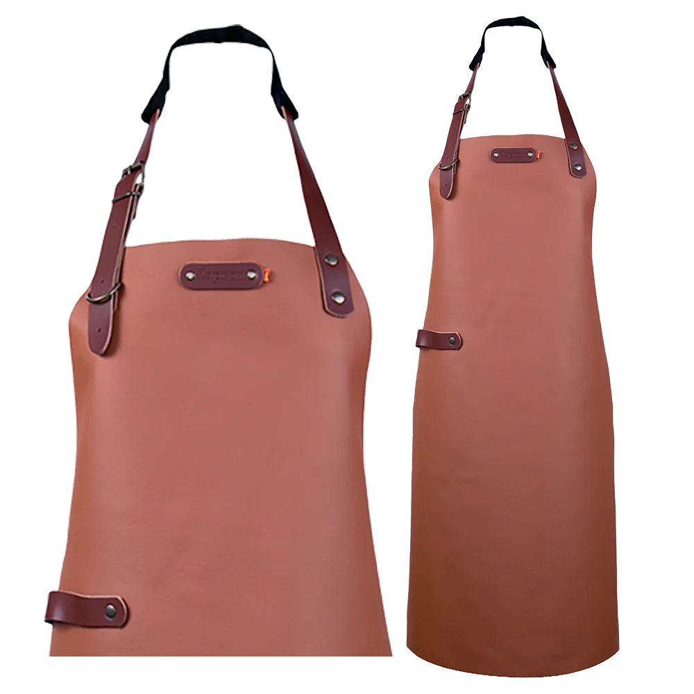 Bovine leren schort - Red Bovine M - 74 cm