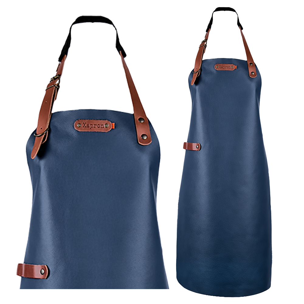 Schort Bovine met schouderbanden - Cognac Bovine M - 74 cm
