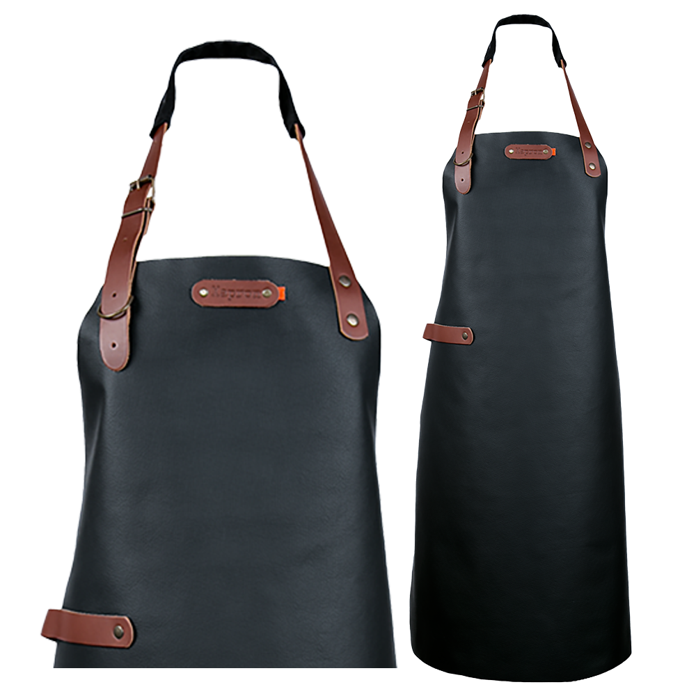 Schort Bovine met schouderbanden - Cognac Bovine M - 74 cm