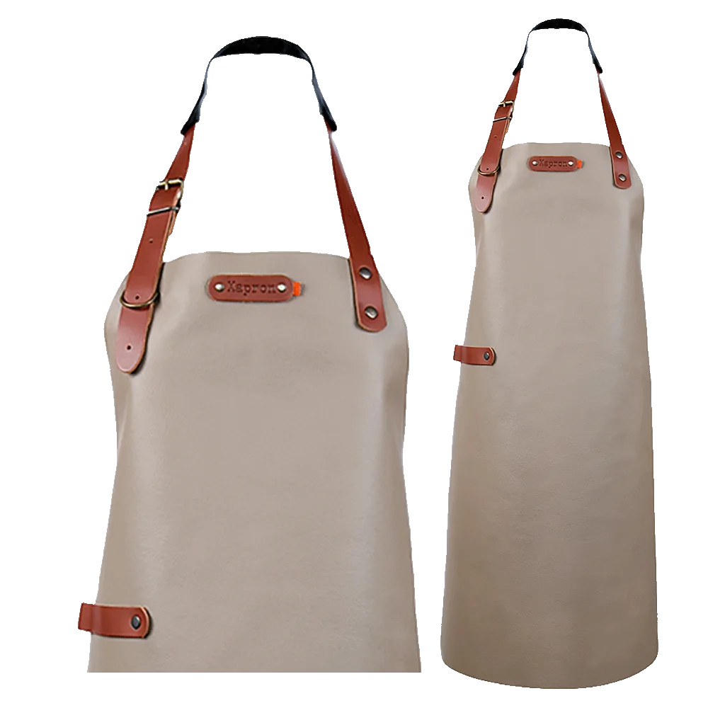 Bovine leren schort - Red Bovine M - 74 cm