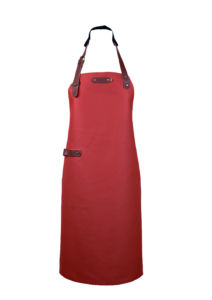 Bovine leren schort - Red Bovine M - 74 cm