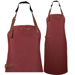 Bovine leren schort - Red Bovine M - 74 cm