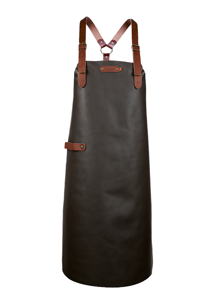 Schort Bovine met schouderbanden - Cognac Bovine M - 74 cm