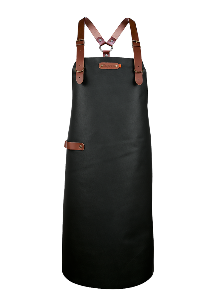 Schort Bovine met schouderbanden - Cognac Bovine M - 74 cm