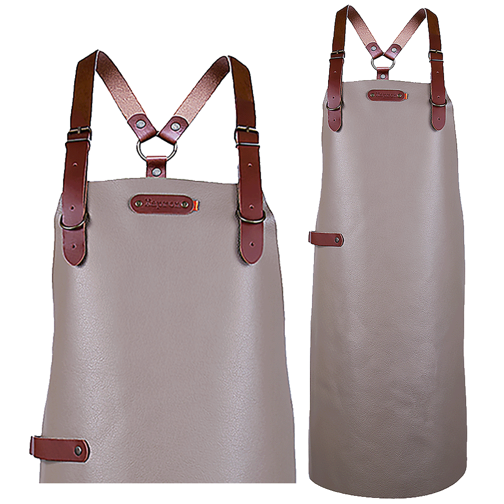 Schort Bovine met schouderbanden - Cognac Bovine M - 74 cm