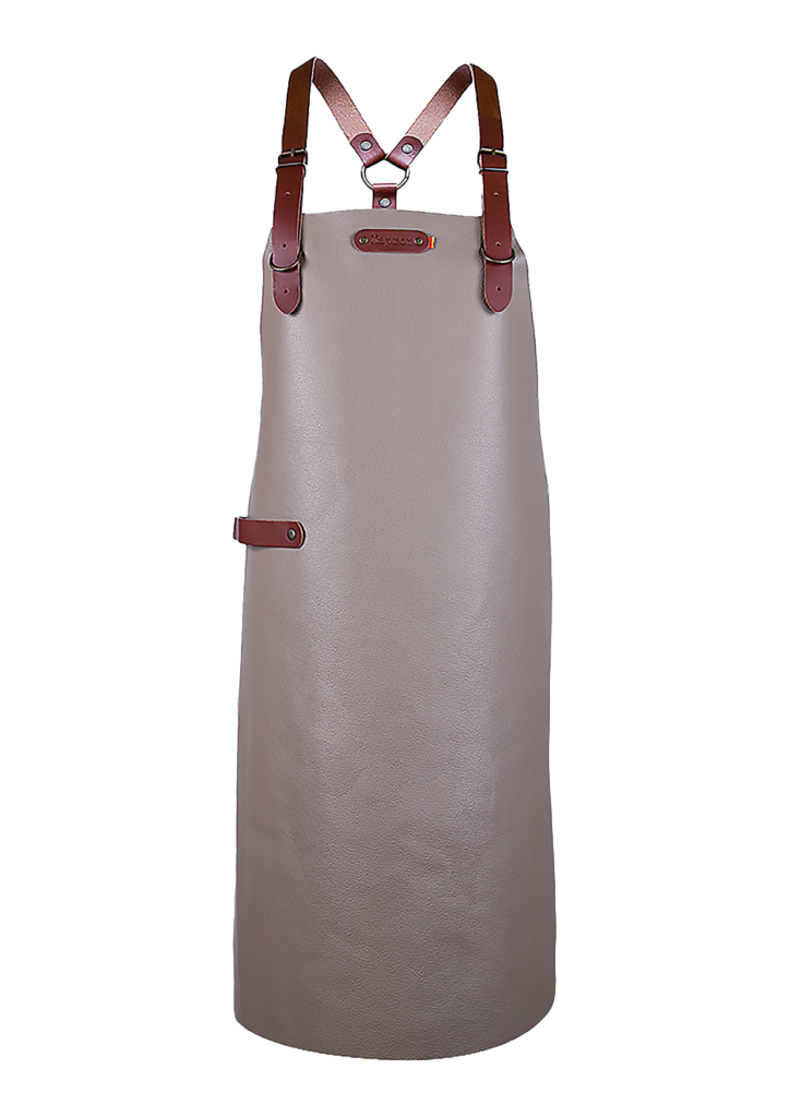 Schort Bovine met schouderbanden - Cognac Bovine M - 74 cm