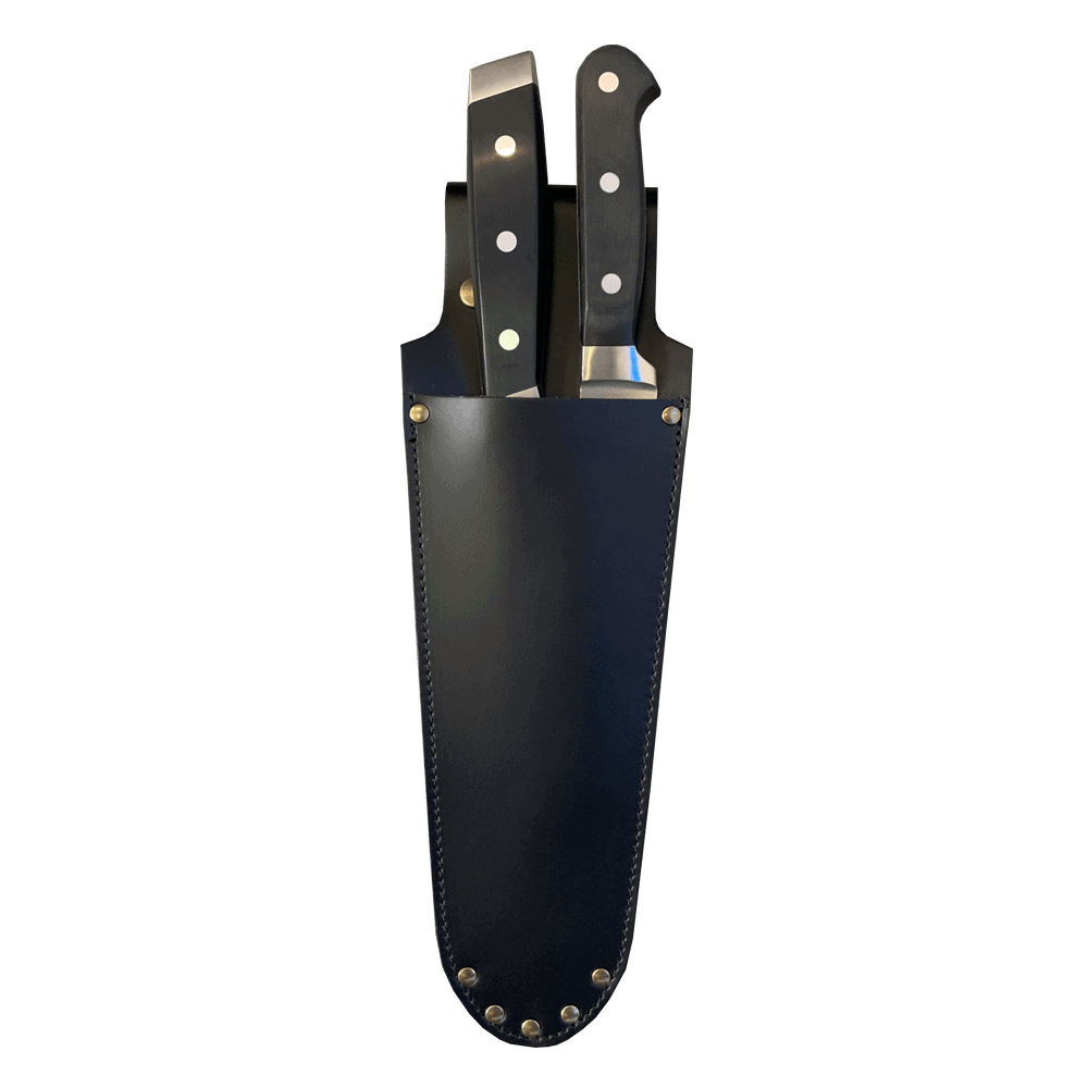 Messerhalter für 2 Messer – Braun
