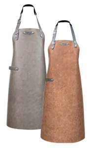 Miami leren schort - Bruin XL - 89 cm