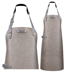 Miami leren schort - Bruin XL - 89 cm