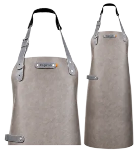 Miami leren schort - Bruin XL - 89 cm