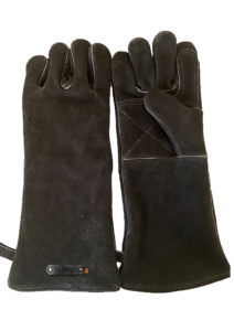 BBQ Glove with Fingers - Cognac-Black