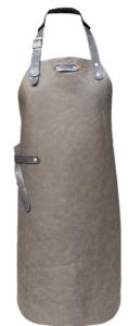 Miami Leren Schort - Grijs L - 82 cm