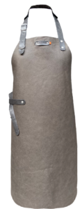 Miami Leren Schort - Grijs L - 82 cm