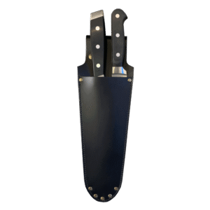 Knife holder 2 knives - Brown