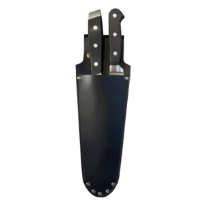 Knife holder 2 knives - Brown