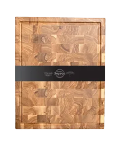 Essenhouten hakblok kopshout 50x40x4 cm, grootste maat van Xapron