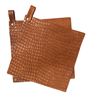 Caiman leren pannenlappen