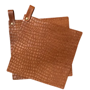 Caiman leren pannenlappen