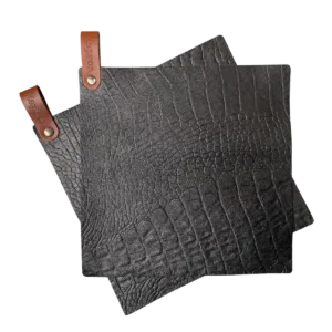 Caiman leren pannenlappen
